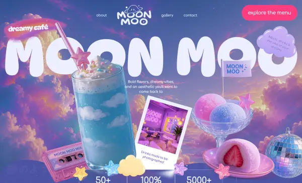 MOON MOO — Dreamy Cafe